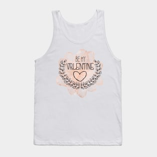 Be my valentine sweet design Tank Top